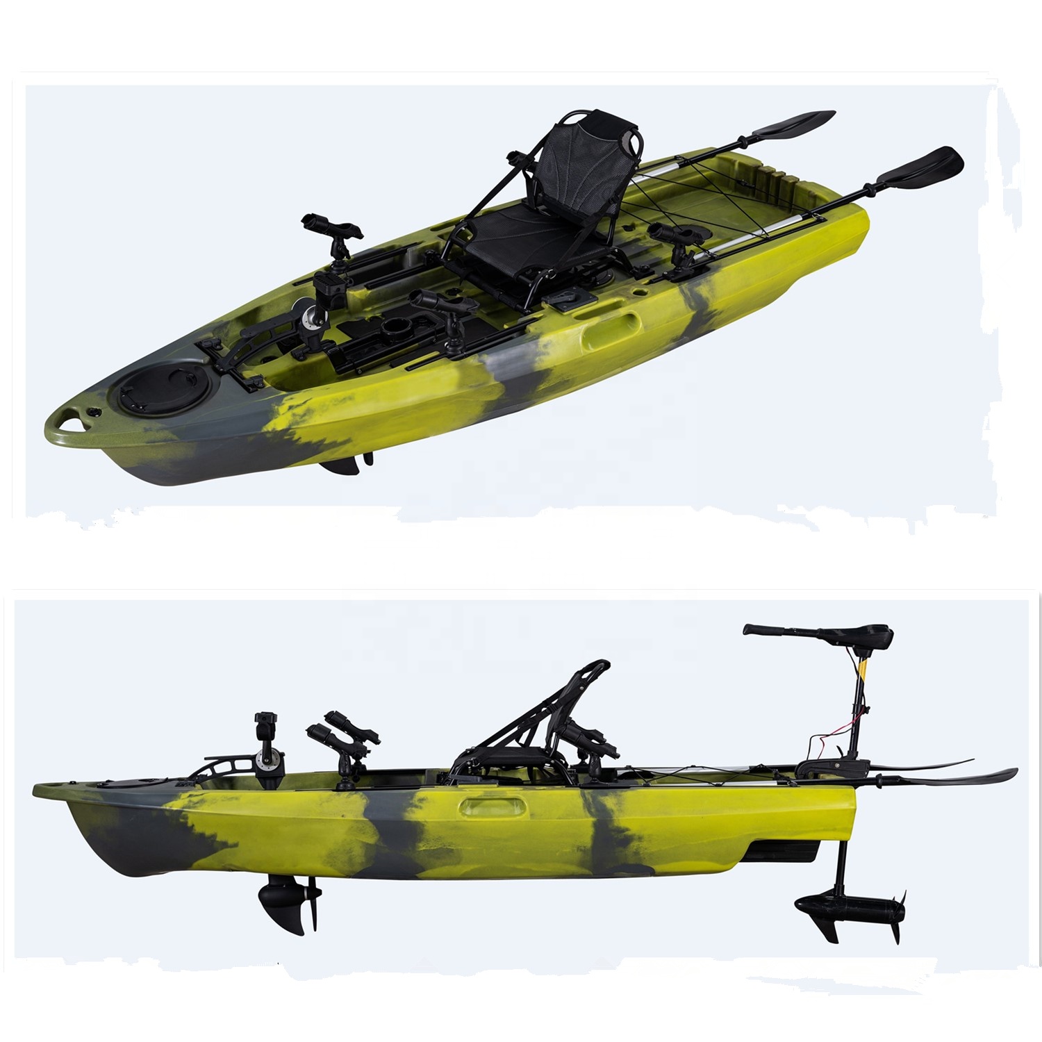 Fishing Kayak Pedal Drive - قارب كاياك للرياضات المائية بطول 9.5