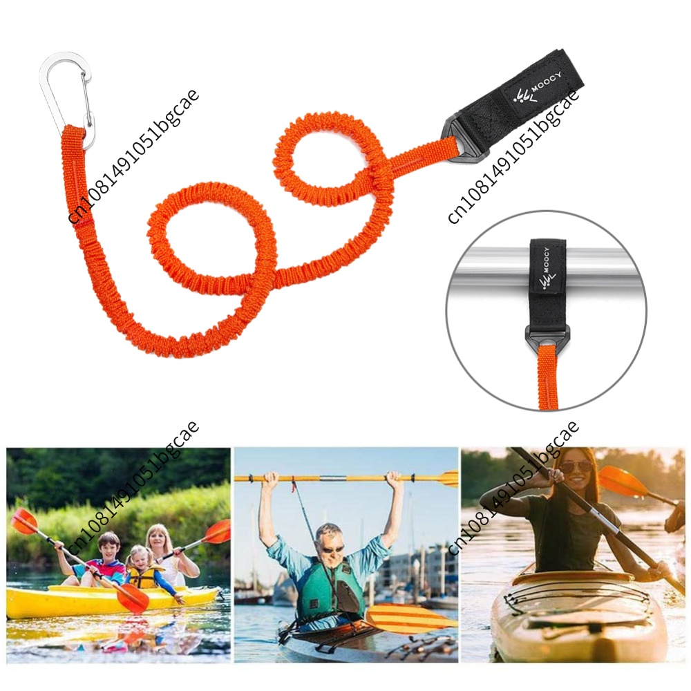 حبل أمان من النايلون لربط مجذا - مراجعة Fishing Kayak Paddle Leash وسعره