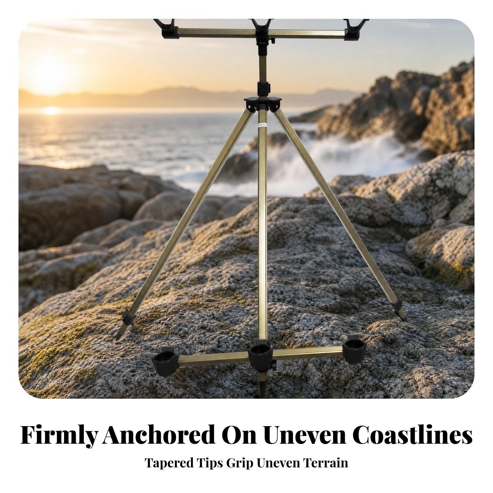 حامل قصبة صيد محمول ثلاثي القو - مراجعة Fishing Kayak Rod Holder وسعره